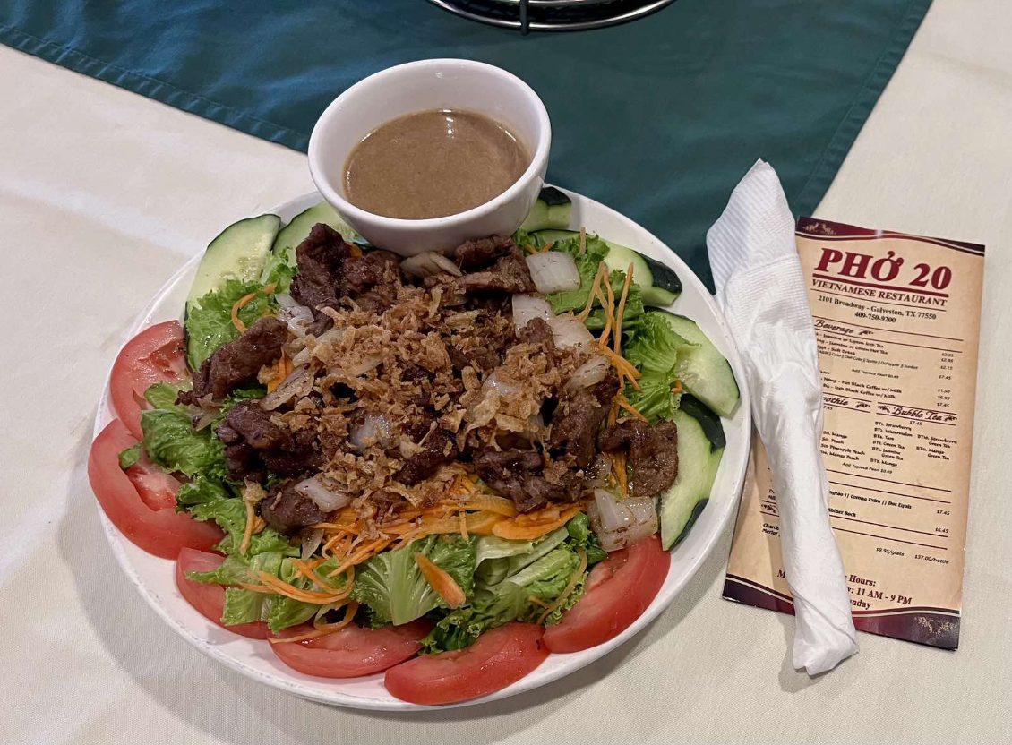 Salad with Lemon Grass Beef